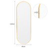 Modern Mirror Wall Mount Bathroom Bedroom Hallway Vanity Mirror Multi Size Shape