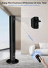 43" Bladeless Tower Fan with Remote - 85° Oscillation, 3-Speed, LED Display