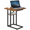 C Shaped Side Table Foldable Coffee Table Bedside Table 39 x 26 x 64 cm