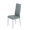 Table & 2/4/6 Chairs Dining Set Glass Dining Table Home Dining Room Furniture