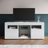 LED TV Stand Unit High Gloss White Sideboard Storage Modern Living Room Cabinet