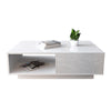 Wooden Coffee Table With Storage Drawer Shelf Living Room Furniture Multipurpose
