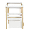 WOODEN BED FRAME WITH 2 LARGE STORAGE DRAWERS 3FT SINGLE TREE HOUSE CABIN BED