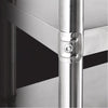 Stainless Steel Kitchen Commercial Prep Table Overshelf Catering Worktop Bench