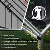 Heavy Duty Metal Chicken Run Coop Cage Walk In Kennel Netting Fence Feeding Pen