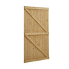 Garden Wooden Gate Pedestrian Side Gate Wood Yard Porch Fittings Latch 152x91cm