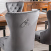 Dining Chairs Set of 6 Padded Kitchen Chair w/ Wooden Legs Dining Room Furniture