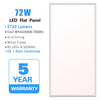 Slim 72W LED Ceiling Light Bright Down Panel Wall Supermarket Shop Home Lamp