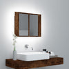 Gecheer Bathroom Mirror Cabinet, Bathroom Storage Shelf with Mirror and W6T6