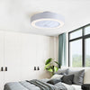 Modern Ceiling Fan Light LED Dimmable Chandelier with Remote Living Room Bedroom
