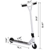 100/200mm WheelsFolding Kick Push Scooter Teens Adult Ride on Adjustable Height