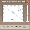 Make up Hollywood Mirror 3 Color Dimmable Lights Mirror 14 LED Bulbs 50cm*40cm