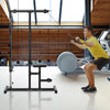 Exercise Pulley Machine Power Tower with Adjustable Seat and Cable Positions