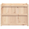 Garden Planter Box - Solid Pine Wood Flower Pot - for Patio and Balcony M4K6