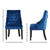 Velvet Pull Door Knocker Studded Dining Kitchen Accent Chairs Luxury Windsor