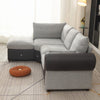 Luxury 2, 3 Seater Linen Fabric Couch Sofa Corner Chaise Settee Living Room Set