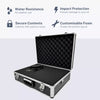 Large Black Flight Hard Case Tool Box Carry Foam Storage DJ Camera Box UK