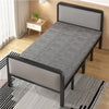 3FT Folding Single Guest Bed Padded Fold Up Metal Framed Sleeper Dormitory UK