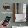 Illuminated LED Bathroom Mirror Cabinet Demister/Sensor/Clock/Shaver Socket