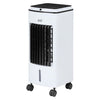 80W Mobile Air Cooler Fan Evaporative 3 Speed Portable Ice Cooling Humidifier 4L