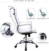 Exofcer High Curved Back PU Leather Home Office Chair Executive Computer Chair