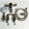 Chrome Sink Bath Filler Tap Shower Mixer Taps w/Hand Held Set Luxury Bathroom UK