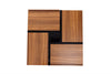 Modern Coffee Table with 4 Drawers Living Room Furniture Table Storage Space