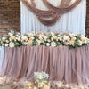 Artificial Flower Row Floral Wedding Arch Arrangement Top Table Backdrop Decor