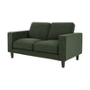 Dusk Soho Dark Olive Matte Velvet 2 Seater Sofa RRP £999