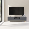 180cm TV Unit I Sideboard Cabinet I Cupboard TV Stand I Grey Gold Carved Doors