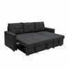 Panana Corner Sofa Bed with Storage PU Leather/Fabric Universal Corner Chaise