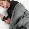 Electric Heated Blanket Throw 9 Heat Settings 160x130cm Grey Overheat Protection