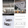 Car Hexagon LED Lighting Detail Garage Workshop Retail Light Honeycomb Hex Gym