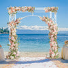 Heavy Duty Metal Garden Arch Path Wedding Rose Pergola Archway Flowers Climbing