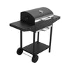 Black XL BBQ Charcoal Grill Barbecue Smoker Garden Outdoor Cooking Grill Steel