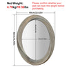 Chic Vintage Baroque Gold Wall Mirror Thick Frame Cosmetic Beauty Dresser Mirror