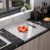 304 Stainless Steel Worktop Saver Protector Chopping Cutting Board 3 Sizes UK