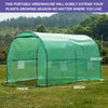 3mx2m Walk-in Greenhouse Polly Tunnel Patio Garden Outdoor Polytunnel Frame