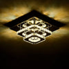 20-100cm Flush Mount Modern Square Ceiling Chandelier Crystal Light Lamp Pendant