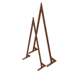 2x Large Small Wooden Wedding Arch Stand Triangle Arbor Frame Archway Boho Party