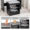 Vanity Table Set Modern Dresser Large Makeup Dressing Desk w/ Lighted Mirror