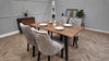 Velvet Pull Door Knocker Studded Dining Kitchen Accent Chairs Luxury Windsor