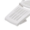 Plastic Garden Sun Lounger Outdoor Folding Day Bed Chair Beach Pool Recliner