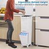 Plastic Step-on Trash Can Kitchen 3 in 1 Trash Can Garbage Can