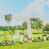 Set of 2 Wooden Wedding Arch Stand Backdrop Flower Balloon Frame Party