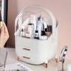 XLarge Cosmetic Skincare Organiser Tabletop Make-Up Storage Case 2 Drawers Box