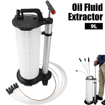 9L Engine Oil Brake Fluid Extractor Removal Transfer Vacuum Suction Hand Pump UK