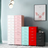 3/4/5/6/8 Drawers Mobile Metal Office Filing Cabinet Cupboard Storage on Castor