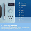 COMFEE Microwave Oven Digital 20 L 800W Defrost 8 Programmes Freestanding Green