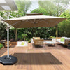 4PCS Outdoor Cantilever Offset Umbrella Base Plate Weight Stand Base Stand Black